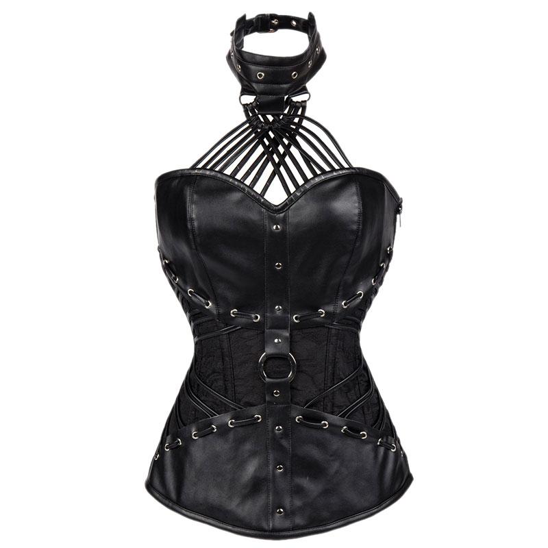 Black Armor Vintage Gothic Corset