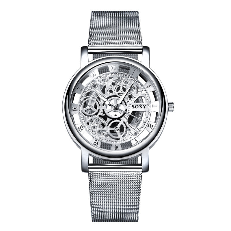 Luxury Skeleton Mesh Watch