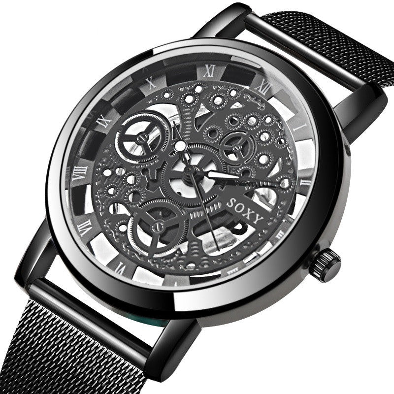 Luxury Skeleton Mesh Watch