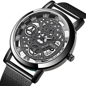 Luxury Skeleton Mesh Watch
