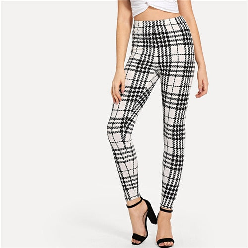 Highstreet Plaid Leggings