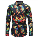 New Fashion Mens Print Shirt