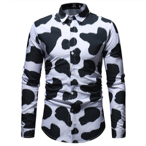 New Fashion Mens Print Shirt