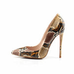 Snake Leather Pumps