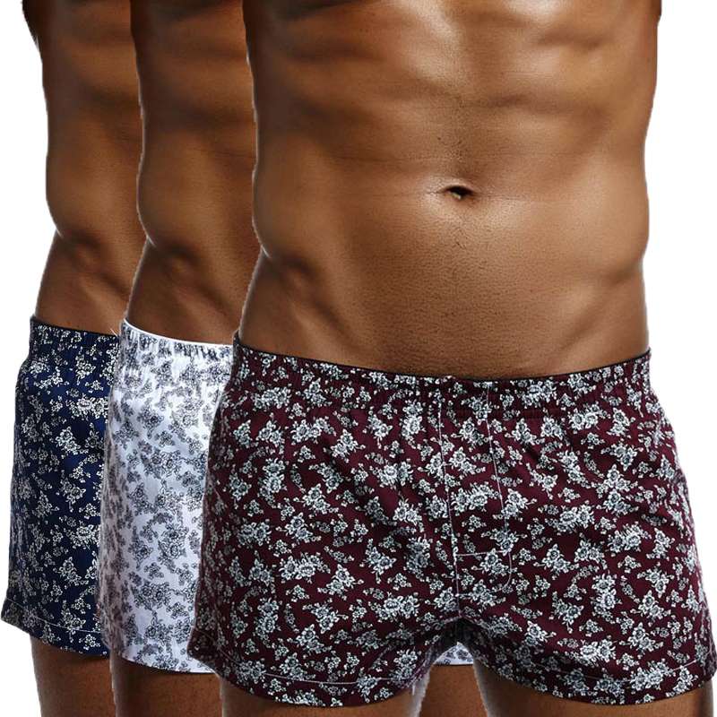Summer Beach Sporting Shorts Mens Board Shorts Floral Bermuda Shorts Boxers Male Low Waist Loose Fitness Hawaiian Pantalon