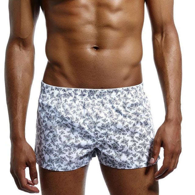 Summer Beach Sporting Shorts Mens Board Shorts Floral Bermuda Shorts Boxers Male Low Waist Loose Fitness Hawaiian Pantalon