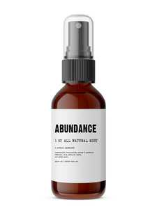 Abundance - Meditation/Body Mist - Made with All Natural Ingredients